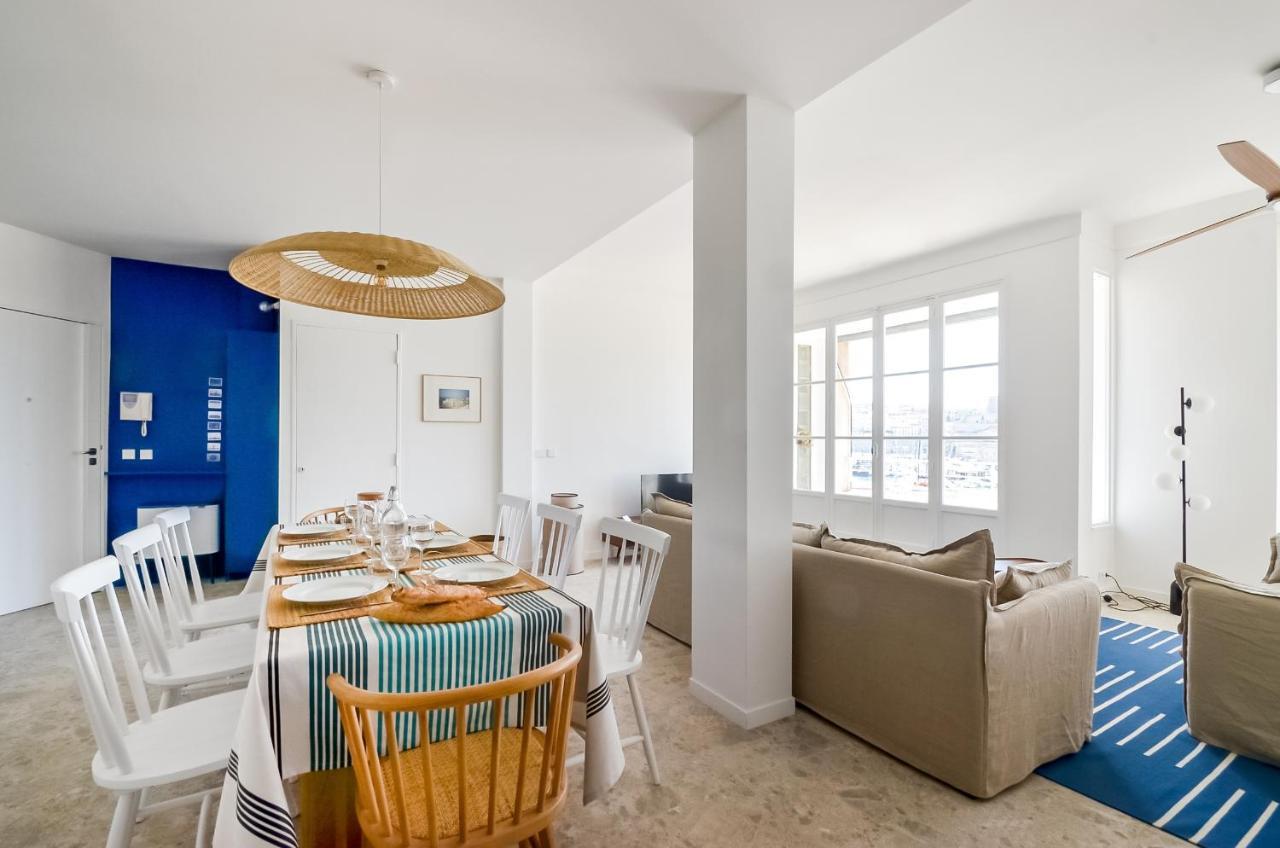 Massilia Blue - Grand Appartement Refait A Neuf Avec Vue Sur Le Vieux Port 마르세유 외부 사진