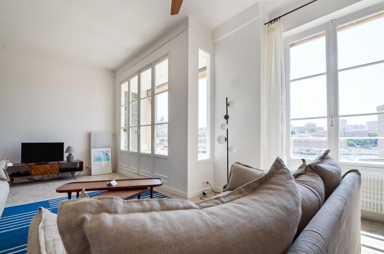 Massilia Blue - Grand Appartement Refait A Neuf Avec Vue Sur Le Vieux Port 마르세유 외부 사진